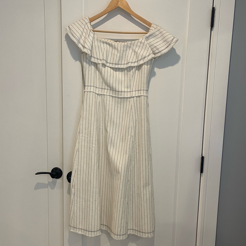 T by Alexander Wang Pin Striped Dress